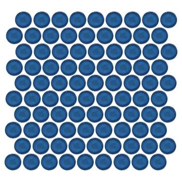 Imagem de Pastilha De Vidro Ball Dark Blue 3x3 Placa 30x30cm - 1313060005