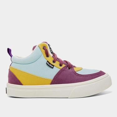 Imagem de Tênis Redley Cano Médio Studio, Roxo, Amarelo, 41