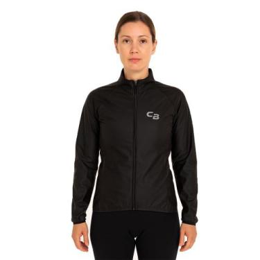 Imagem de Jaqueta corta vento preta feminina - - cabani sports, GG, Preto