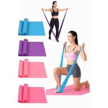 Imagem de Thera Bands Kit de Faixas Elásticas para Exercícios, 3 Peças com 1,5M, para Fisioterapia, Pilates, Yoga, Musculação, Treino em Casa e Academia (3)