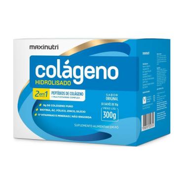 Imagem de Colágeno Hidrolisado 2 Em 1 Maxinutri 30 Sachês Original