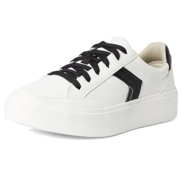 Imagem de Dr. Scholl's Shoes Tênis feminino Madison Lace Oxford, Branco/preto liso, 9