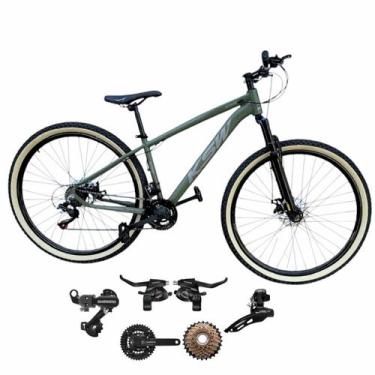 Imagem de Bicicleta Ksw Xlt Aro 29 21v Cambios Shimano e Trocadores Shimano Pedi