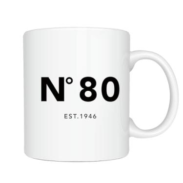 Imagem de NGLIV Presentes de aniversário de 80 anos para mulheres e homens, presentes de aniversário de 1946, presentes de aniversário de 80 anos para mulheres, homens, pai, irmã, melhores amigos, presentes de