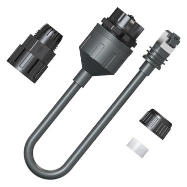 Imagem de Hugener Adaptador Starlink Gen 3/Mini Ethernet, fácil instalação, à prova d'água, cabo Starlink RJ45, conectores fêmeas para rede externa com fio