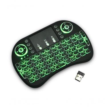 Imagem de Mini Teclado Touchpad Com Led Wireless Bluetooth Sem Fio
