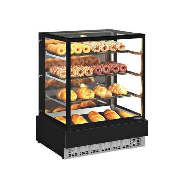 Imagem de Vitrine Neutra Conveniência Gourmet Mgen100 Gelopar Balcão Seco Preto Bivolt