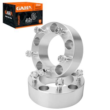 Imagem de 5 x 5,5 espaçadores de roda 5 pinos com pinos de 1/5.1 cm x 20 compatível com Jeep CJ6 CJ5 CJ7 Dodge Ram 1500 B1500 Van Suzuki Sidekick Vitara Ford E150 F100 Bronco F150 E100 108 mm 5x139,7 forjado