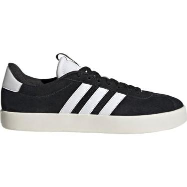 Imagem de adidas Tênis feminino VL Court 3.0, Núcleo preto nuvem ouro branco metálico, 40
