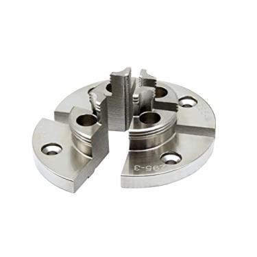 Imagem de Conjunto de mandíbulas de pino redondo para torno de madeira para TASP 100 mm 4 mandíbulas, acessórios de torneamento de marcenaria, mandril de rolagem autocentralizante (1 x mandíbula)