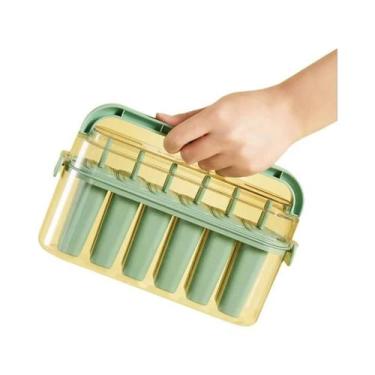 Imagem de Conjunto De 6 Moldes Para Picolé Fácil De Fazer Em Casa Com Recipiente