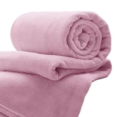 Imagem de Cobertor Casal Microfibra Antialérgico – Manta Estampada ou Lisa para Cama de Casal (LISA FEMININO SORTIDO)