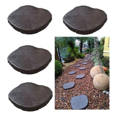Imagem de Caminho Pisante Ecológico Para Jardim Plástico Kit 10 Lindo - Malaysia