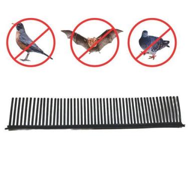 Imagem de 25 Passarinheira Universal Plástica Telhas 12m Preto - Wlplast