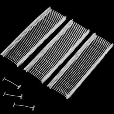Imagem de Yesallwas 5000 peças de fixadores de etiquetagem padrão de 2,5 cm / Recargas de pistola de etiqueta de plástico regulares/etiquetas de preço de etiquetas de vestuário (25 mm)