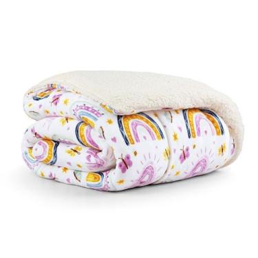 Imagem de Coberdrom Solteiro Tutti Kids Manta Alta 150 g/m² Dupla Face Flannel e