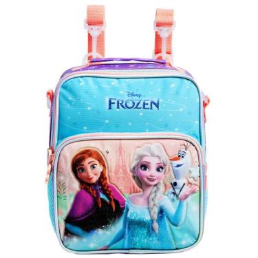 Imagem de Lancheira Escolar Térmica Princesa Disney Frozen Anna Elsa - Xeryus