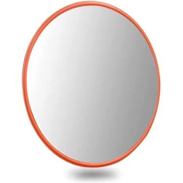 Imagem de Espelhos convexos de segurança, espelho convexo de segurança de trânsito, espelho grande angular convexo, espelho giratório de interseção espelho de estacionamento para garagem, trânsito, calçadas