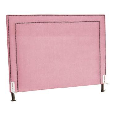 Imagem de Cabeceira para Cama Box Quarto Casal 140cm Viviane Suede - Estopar, Su