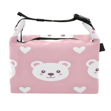 Imagem de STAYTOP Lancheira fofa de animal com fivela de alça, lancheira isolada para meninos e meninas, lancheira térmica para trabalho escolar