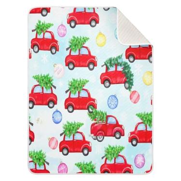 Imagem de Burbuja Cobertor de bebê de carros de Natal para meninos e meninas, cobertor macio e quente para bebês, cobertor infantil de 76 x 101 cm