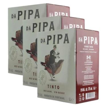 Imagem de Vinho Tinto Da Pipa Bag In Box 5l Adega De Catanhede Kit 3 Und