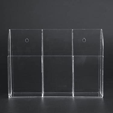 Imagem de Generic Suporte de Parede Acrílico para Controle Remoto, Caixa de Armazenamento Durável para Sala de Estar, Quarto Com Suporte para Celular (Acrílico 3)