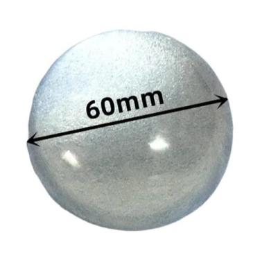 Imagem de Peso De Papel Em Cristal De Vidro Transparente Em Forma De Meia Bola P