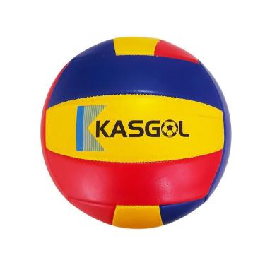 Imagem de Bola De Vôlei Kasgol Azul Amarelo E Vermelho Nº5 Padrão