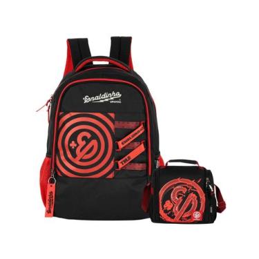 Imagem de Kit Enaldinho Mochila Costas + Lancheira Térmica Original - Luxcel, VE