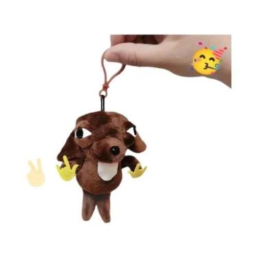 Imagem de Chaveiro De Pelúcia De Filhote De Chihuahua Mutante Com Expressão Faci