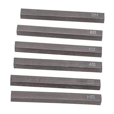 Imagem de Acouto Conjunto Profissional de Desenho a Carvão 6 Peças Bastões de Carvão Portátil Multiuso Desenho Grafite Pintura Lápis de Grafite de Carbono Lápis de Artistas Artes, Artesanato e