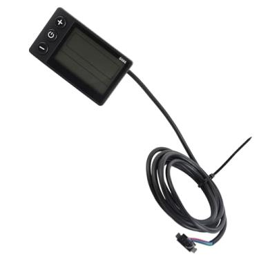 Imagem de Cosiki Painel de Controle Intuitivo Com Tela LCD para Bicicleta Elétrica S866 para Scooter Elétrica 24V 36V 48V Com Plugue SM, Fácil de Instalar e à Prova de água, Adequado para Guidões de 0,9 pol.