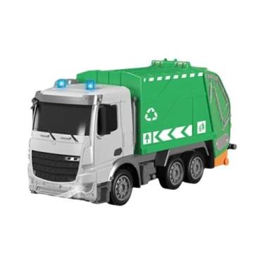 Imagem de Caminhão De Lixo RC 1:24 De Alta Resistência, Carro De Engenharia Cont