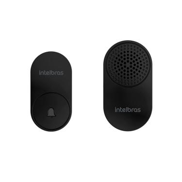 Imagem de Campainha Sem Fio CIK 102 Preta Intelbras