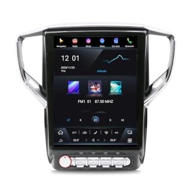 Imagem de Rádio veicular Android 13 de 12,1 polegadas para Maserati Ghibli 2014-2019 com tela sensível ao toque, carregador sem fio, carplay, navegação GPS automática, reprodutor multimídia, unidade de cabeça