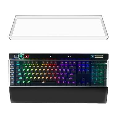 Imagem de GEEKRIA Capa Protetora Contra Poeira Para Teclado Geekria, Tamanho Normal, De Acrílico Transparente Mecânico Computador Com 6 Teclas G Dedicadas, Compatível Logitech G613, Corsair K100 Rgb, K55 Rgb