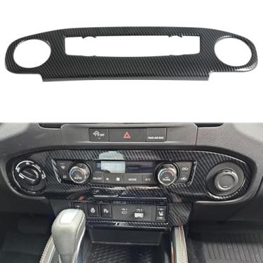 Imagem de PanelCustom Para Nissan Frontier 2022-2025 Acessórios de carro ABS Protetor Interior Capa de Moldes (Interruptor de Ar Condicionado)