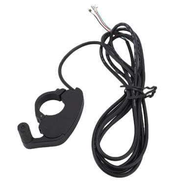 Imagem de XUXHOU Acelerador de Polegar, Acelerador de Scooter Elétrico Abs, Controle de Velocidade Frontal Com Conector Fêmea para Scooter Elétrica