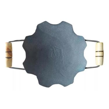 Imagem de Disco de Arado Original Chapa Bifeira Aço Rústico 5mm Reforçado com Al