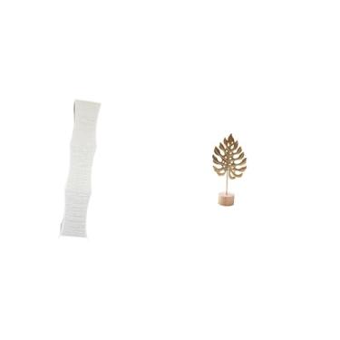 Imagem de Whtkoph Abajur para Sala de Estar com Escultura de Folha de Metal, Ornamento Nórdico Criativo, Figura Abstrata para Decoração de Mesa, Festas E