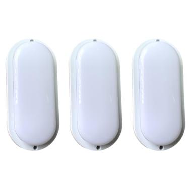 Imagem de Kit 3x Arandela Tartaruga Externa Branca Sobrepor 20W IP65 Bivolt Com Acabamento