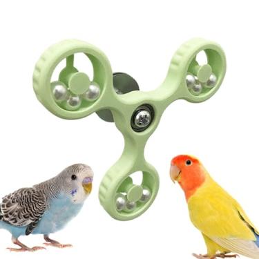 Imagem de Brinquedos para Calopsitas - Moinho De Giratório Divertido | Acessórios para Aves - Para Periquitos Aratingas e Agapórnis Alívio do Tédio Enriquecimento Ambiental