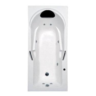 Imagem de Banheira Hidromassagem Astra Capri Luxo 150cmx80cmx43cm - 01 Jato Acrílico P1 Com Aquecedor 220v