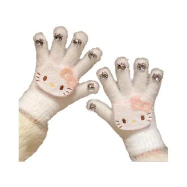 Imagem de Luvas De Pelúcia Fofas Da Hello Kitty Sanrio Para Crianças, Decorações