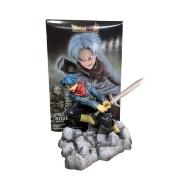 Imagem de Estátua De Figura De Anime Goku Black Em Postura De Combate De 14cm Pa