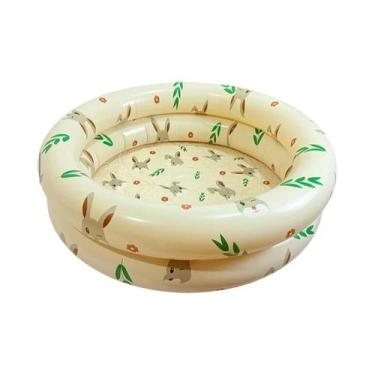 Imagem de Piscina Inflável Portátil De PVC Para Crianças, Redonda, Brinquedo Div