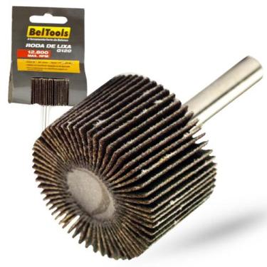 Imagem de Roda De Lixa 50x25mm G120 c/ Haste 1/4 Beltools