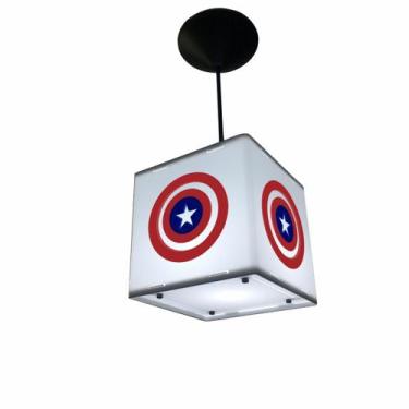 Imagem de Luminária Geek Herois Capitão America - Persona Store
