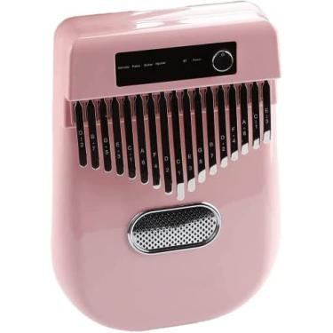 Imagem de Piano De Polegar Eletrônico Kalimba 17 Teclas - Kalimba/Piano/Guitarra/Guitarra Elétrica Quatro Modos De Comutação - Alto-falante Bluetooth Embutido - Função De Acompanhamento,Rosa,Collector88